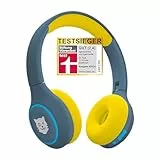 tigermedia tigerbuddies Bluetooth Kopfhörer Kinder | Faltbare Kinder Kopfhörer ab 4 Jahren | Mit Lautstärkebegrenzung 85 dB | Bequemer Sitz & klarer Stereo-Klang | Kinderkopfhörer mit Kabel