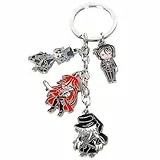 Black Butlers Schlüsselanhänger Anime Four Figur Auto Accessories Black Butlers Metall Anhänger Kette Black Butlers Cool Deko