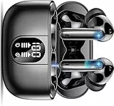 Csasan AI Kopfhörer Übersetzer, 3-in-1Bluetooth 5.3 Echtzeit Sprachübersetzer Kopfhörer mit 164 Sprachen/6 Übersetzungsmodi, 40Std Übersetzer Ohrhörer Schwarz