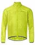 VAUDE Fahrradjacke Matera Air Jacket - ultraleichte Windjacke Herren 150 g, wasserabweisende Windjacke Rennrad Herren, winddichte & atmungsaktive Sportjacke - bright green, XL