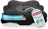 Gentle North Ergonomisches Nackenstützkissen aus hochwertigem Memory Schaum - Nackenkissen - Kopfkissen für Seiten-, Rücken- & Bauchschläfer - waschbarer Bezug bei 40°C
