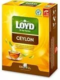 Aromatischer schwarzer Tee Loyd Ceylon, 100 x 2g