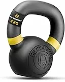 HQ Germany® Powdercoat Kettlebell | Vollguss | 2-32kg | Starter-Sets | ±2,0% Gewichtstoleranz, Gewicht:04KG