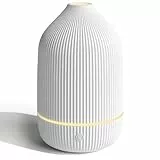 SALUBRITO Aroma Diffuser, 100ml Weiß Diffusor für ätherische Öle, Ultraschall Aromatherapie Diffuser, Klein Diffuser für Zuhause Büro Yoga, Geschenk für Frauen