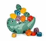 small foot Balancierspiel „Dino“, Stapelspiel aus FSC 100%-zertifiziertem Holz, für Kinder ab 3 Jahren, 12620