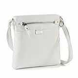 Gabor bags Gela Damen Umhängetasche Crossbody Bag Klein Weiß