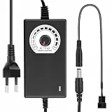 RUIZHI Pwm Lüftersteuerung und 36W 12V Netzteil, 100–240V AC zu 3–12 V DC, Pwm Regler Fan Speed Control Module (1)