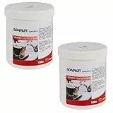 Scanpart Reinigungstabletten für Kaffeevollautomaten, 200 Stück, 2 g, Ø 20 mm, zur Reinigung der Brühgruppe, zur Entfernung von Öl und Fett, zur Pflege von Espressomaschinen, kompatibel mit zahlreiche