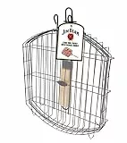 Style Asia Jim Beam JB0126 Grillkorb mit abnehmbarem Holzgriff, extra groß