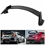 Terisass Heckspoiler Spoiler R Style Spoiler Protector Lip Fit für Hatchback 2016-2020 Glossy Black