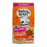 Barking Heads Hundefutter Trocken Getreidefrei, für große Rassen - Herzhaftes Huhn - 100% Natürlich, Huhn, ohne künstliche Geschmacksverstärker, 12kg
