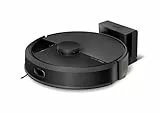 iRobot Roomba 105 Combo - Saugen + Wischen - Clearview LiDAR - 7000Pa - 120 mins - SmartScrub - Umfährt Hinderniss - Reinigungszonen - Aufladen und Fortfahren - App - Schwarz