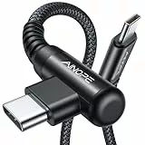 AINOPE USB C auf USB C Kabel 60 W [1M+1M] USB Type C Schnellladekabel für Samsung Galaxy S25 Ultra S24 S23 S22 iPad Pro 12.9 Air mini Macbook Pixel Redmi