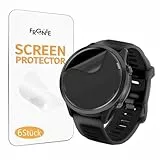 Frgnie 6 Stück Schutzfolie Kompatibel mit Garmin Venu4 45mm, Forerunner 570, 47mm, HD Blasenfreie, Einfache Installation, Flexibel TPU Displayschutzfolie