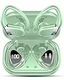 Rolosar 2026 Bluetooth Kopfhörer, Kopfhörer Kabellos Bluetooth 5.4 Sport In Ear Kopfhörer mit 4 ENC Noise Cancelling Mic, IP7 Wasserdicht Ohrhörer LED-Anzeige für Arbeit/Studium