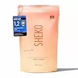 SHEKO Premium Kollagen Pulver 450g - Natürliches Bioaktives Kollagen Hydrolysat - Peptide Typ 1, 2, 3 - Collagen Pulver - Reinste Qualität - Optimale Löslichkeit - Proteinpulver - Made in Germany