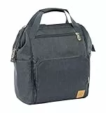 LÄSSIG Baby Wickelrucksack Wickeltasche inkl. Wickelzubehör nachhaltig produziert/Goldie Backpack, anthrazit