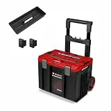 Original Einhell E-Case L SEALED (E-Case-System, max. 120 kg, staubdicht + strahlwassergeschützt, Trolley-Griff, kompatibel mit Half Size E-Cases, erweiterbar, 44 x 40 x 36 cm)