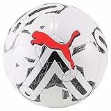 PUMA Orbita 6 Ms Trainingsbälle, Weiß Schwarz Rot, 5