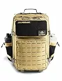 RUGSAK® ALPHA | Taktischer Rucksack [20-45L] Wasserdicht & EXTREM Robust | Militär Survival Backpack | für Outdoor Arbeit Wandern Camping und Gym | Molle Reiserucksack Herren & Damen (Desert Sand)