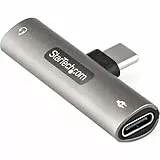 StarTech.com USB C Audio & Charge Adapter - USB-C Audio Adapter w/, CDP235APDM