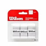 Wilson Griffband Pro Overgrip 3 Pack, White, WRZ4014WH