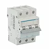 Leitungsschutzschalter Hager MBN332 3-polig B32A 6kA, Sicherungsautomat Drehstrom 230/400V, LS-Schalter mit biconnect Klemmsystem, 3 Module, Leitungsschutz für Elektroinstallation