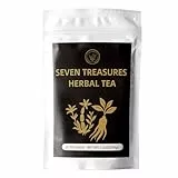 HANFANGLING Chinesischer Ginseng-Sieben-Schätze-Tee, traditioneller chinesischer Kräutertee für Männer, Formel mit 7 wertvollen Zutaten (1 Packung/30 Beutel)