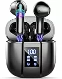 Bluetooth Kopfhörer, 2025 Neu Kopfhörer Kabellos Bluetooth 5.4 In Ear Kopfhörer mit 4 ENC Noise Cancelling Mikrofon Earbuds, 48H Spielzeit, HiFi Stereo, IP7 Wasserdicht Ohrhörer für Yoga/Reisen/Arbeit