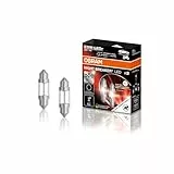 Osram NIGHT BREAKER LED C5W ECE; 6000K, ECE-zugelassene LED-Retrofit-Signallampe, 12V; 2 Lampen