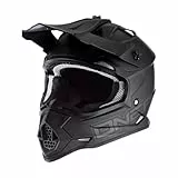 O'NEAL | Motocross-Helm | MX Enduro | ABS-Schale, Lüftungsöffnungen für optimale Kühlung | 2SRS Helmet Flat V.23 | Erwachsene | Schwarz | Größe M (57/58 cm)