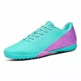 KUUK Herren Damen Fußballschuhe Jugendliche Fussballschuhe Kunstrasen Hallenschuhe Fussball Turf Indoor Outdoor AG FG TF Wettkampf Trainingsschuhe Unisex (DE 2286 Yue TF 43)