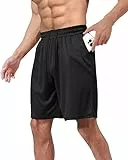 BOOJO Sport Shorts mit Taschen Schnell Trocknend Sporthose Herren Kurz Hosen Trainingshose für Gym Fitness