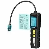 Bremsflüssigkeitstester Profi, Bremsflüssigkeitsprüfer mit Hochempfindlicher Sonde, HD-Display Bremsflüssigkeit Tester für DOT3, DOT4, DOT5, DOT5.1, ENV4, ENV6 Bremsflüssigkeit Diagnosetest Werkzeug