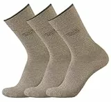 camel active Herren Socken 3er Pack uni basic, Size:43-46