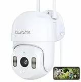 blurams Überwachungskamera Aussen WLAN, 2K Kamera Überwachung Aussen, PTZ WLAN Kamera Outdoor mit Farbige Nachtsicht, 2-Wege-Audio,Bewegungsmelder,IP66 Wasserdicht,Alarmmeldung,APP Fernzugriff