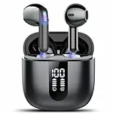 Bluetooth Kopfhörer, In Ear Kopfhörer Kabellos Bluetooth 5.4 Kabellose Kopfhörer mit 4 Mic, 2025 Kabellose Kopfhörer 50 Std ENC Noise Cancelling Earbuds Tiefer Bass, IP7 Wasserdicht Ohrhörer, USB-C