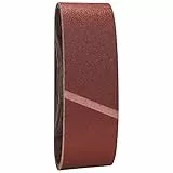 Bosch Home and Garden 9-teiliges Schleifband-Set, 75 x 457 mm, für Bandschleifer, Körnung 60, 80, 100, 2607017156