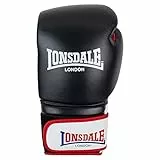 Lonsdale Boxhandschuhe aus Leder WINSTONE 14 oz, Black/White/Red