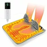 Fusswärmer Elektrisch - Elektrisches Heizkissen mit 9 Heizstufen 4 Timer, Maschinenwaschbar, Fuß, Rücken, Lenden- und Ganzkörperwärmer (41 * 41CM)