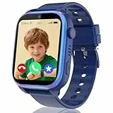 4G Smartwatch Kinder, Kinder Smartwatch mit GPS und Telefon Uhr für Kindermit SOS, Videoanrufen, Voice Chat, Schulmodus, Wecker, Kamera, IP68 Wasserdicht Kinderuhr Geschenke für Mädchen und Jungen