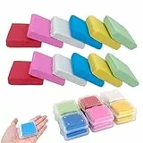 Knetradiergummis, 6 Farben Weich Knetbar Radiergummis, 12 Stück Radiergummi Knete, Radiergummi Knete, Knetgummi Radierer, Knetradiergummi Art Eraser, Mit transparenter Box