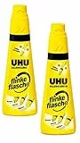 2 x UHU Alleskleber flinke flasche 90g