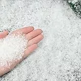 Gukasxi 150g Kunstschnee Dekoschnee Glitzerschnee Weihnachten Schnee Deko Gefälschte Schnee Künstlich für Weihnachten Party Dekoration Weihnachtsbaum Deko