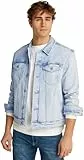 Calvin Klein Herren Jeansjacke Slim Fit, Blau (Denim Light), S
