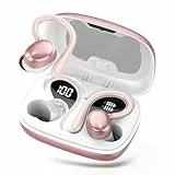 Bluetooth Kopfhörer Sport, Kabellos In Ear Mit ENC Mic, 72 Std Akku, Tiefer Bass, IP7 Wasserdicht, LED-Anzeige, USB-C, Touch Control, Ohrhaken