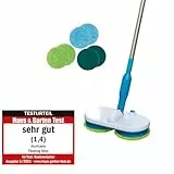 Hurricane Floating Mop – Das Original aus dem TV - elektrischer Bodenwischer - Bodenreiniger & Polierer - Elektrischer Wischmopp - Akku Wischer zum mühelosen Wischen, Schrubben und Polieren