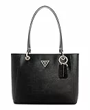 GUESS Damen Noelle Ii Tote Tragetasche, Schultertasche, Schwarz