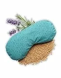 Yosana Yoga Augenkissen mit Leinsamen & Lavendel Füllung I waschbarer Baumwollbezug I Augenmaske zur Entspannung bei Yoga, Meditation & Schlaf I Aromakissen Lavendel