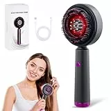 Kopfmassagegerät Elektrisch, 2 in 1 Kopfhaut Massagebürste Elektrisch mit 3 Massagemodi, Elektrische Haarbürste Wasserdicht Applikator Haare Scalp Massager zur Massage und Kopfhautpflege